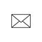 Mail icon. The envelope. line style