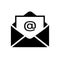 Mail icon in flat style Email symbol in flat style