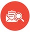 Mail lookup Isolated Vector icon which can easily modify or edit