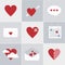 Mail love icons