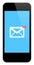 Mail Notification On Modern Black Smartphone