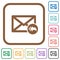 Mail reply to all recipient simple icons