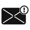 Mail target icon simple vector. Hunter group
