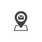 Mail tracking vector icon