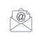 Mail vector icon. E-mail icon, Envelope illustration. Address symbol for web, contacts or communication business letter