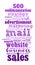 Mail word cloud concept