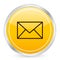 Mail yellow circle icon