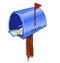 Mailbox cartoon icon