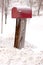 Mailbox with Ice and Snow