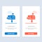 Mailbox, Mail, Love, Letter, Letterbox  Blue and Red Download and Buy Now web Widget Card Template