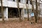 Mailbox in one of the abandoned streets in Pripyat ghost town