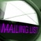 Mailing List Postage Means Contacts Or Email Database