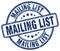 Mailing list stamp