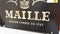 Maille logo text and brand sign in shop mustard french for sale in store from dijon