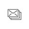 Mails outline icon