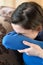 The main advice to stay healthy during Coronavirus. Woman cleaning her hands at home. Close-up