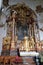 Main altar in Barmherzigenkirche church in Graz