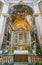 Main altar in the Church of Santa Maria della Pace in Rome, Italy.