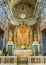 Main altar in the Church of Santa Maria in Via, in Rome, Italy.