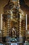 Main altar in the church of St. Victor on the Fishermen Island, Borromeo Islands on Lake Maggiore, Italy