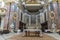 Main altar of St Paul`s Cathedral Mdina Malta
