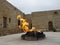 Main altar of temple Ateshgah. Fire Temple. Surakhani, Azerbaijan