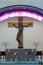 Main altar in the Votive church of the Holy Mother of Freedom in Zagreb, Croatia