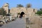 Main arched gate of the Crusader fortress, Caesarea, Israel