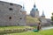 The main attraction of the city is the medieval stone Kalmar Fortress with tourists. In the province of Smaland in Sweden. one of