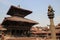 The main attraction of Nepal is the city of Bhaktapur, destroyed by an earthquake. Architecture, carved wooden figures and people