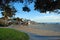 Main Beach and boardwalk in Laguna Beach, California.