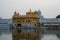 Main building of Harminder sahib in Amritsar, top of golden temple is built with pure gold