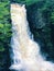 The main Bushkill Falls water flowing fast