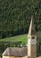 The main church of Rumo in Val di Non, Northern Italy