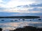 Main Coast Harbor with Boats at Sunset