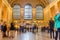 Main Concourse of Grand Central Terminal crowded with people during the Christmas Holidays.