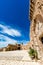 Main courtyard of the Christian part of the Almeria Castle (Alzacaba of Almeria)