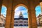 Main courtyard of Les Invalides, Paris, France.