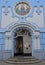 The main entrance of art-deco St. Elisabeth church in Bratislava