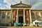 The main entrance of Ashmolean Museum of Art and Archaeology in Oxford, England