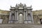 Main entrance door and gate of dolmabahce palace in Istanbul