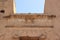 The main entrance of Edfu Temple. Egypt.