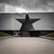 The main entrance in form of a Soviet star to the Brest Hero Fortress, a WWII memorial