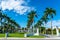 Main Entrance of Henry Morrison Flagler Museum in Palm Beach, Florida