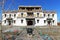 Main Entrance of the Lavrin SÃ¼m temple in Erdene Zuu Monastery, Orkhon Valley World Heritage Site, Karakorum, Mongolia