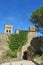 Main entrance of the monastery of Sant Pere de Rodes. Girona, Catalonia, Spain