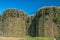 Main entrance of the Naldurg Fort on knoll of basalt rock medieval architectural