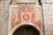 Main entrance of Rocca di Vignola Close-up. Modena, Italy