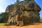 Main entrance in Sigiriya castle