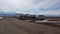 The main entrance to the Atacama Large Millimeter Array ALMA, Atacama Desert, Chile